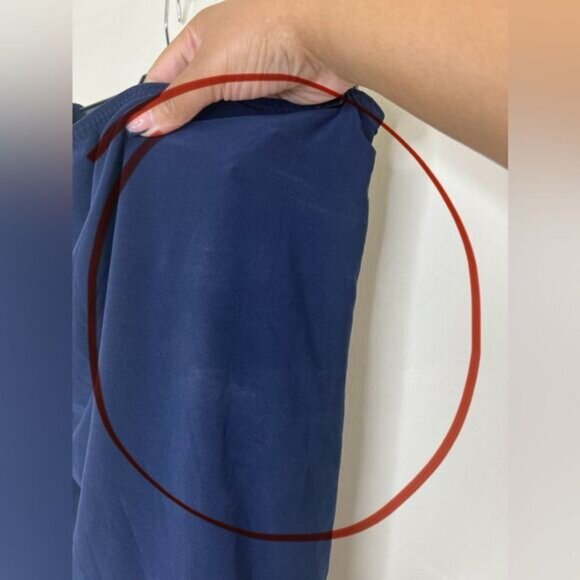 Norma Kamali x Revolve True Navy Ruched Diana Dress Size XL - Picture 7 of 12